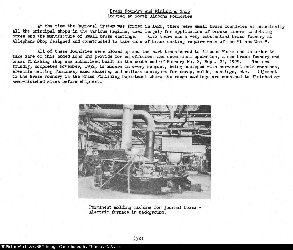 Altoona Works Inspection Report, Page 38, 1946